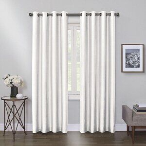 NEW Max Blackout 100% Blackout Grommet Top Single Curtain Panel White 50x84